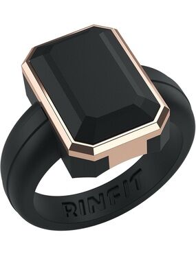Emerald-Cut Silicone Ring